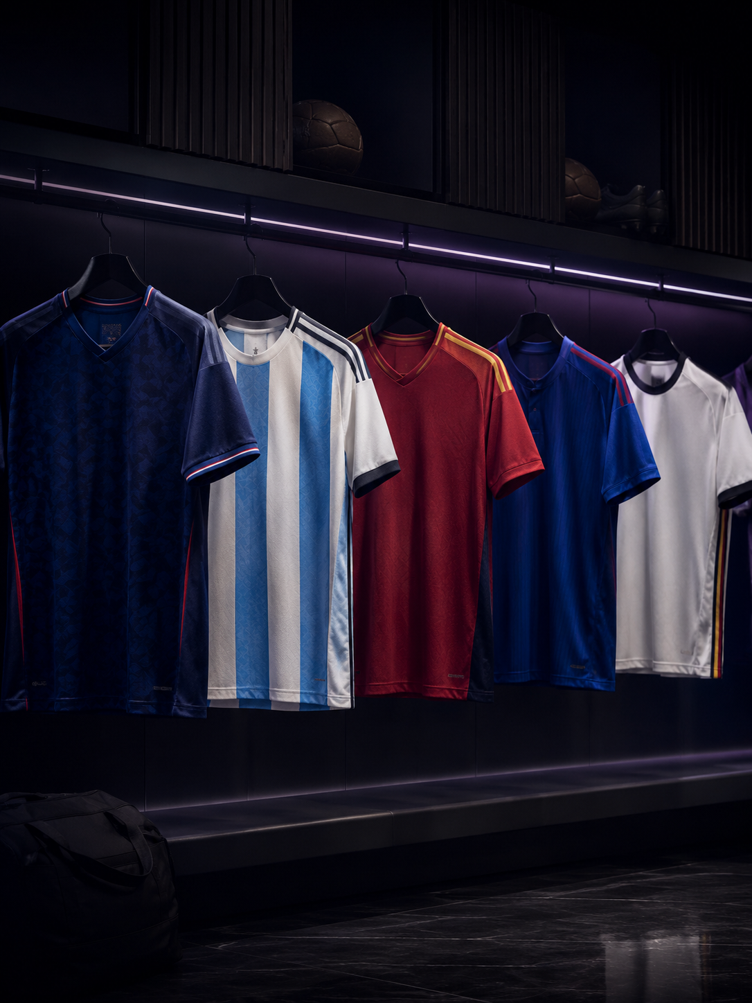Selecciones — jerseys de fútbol